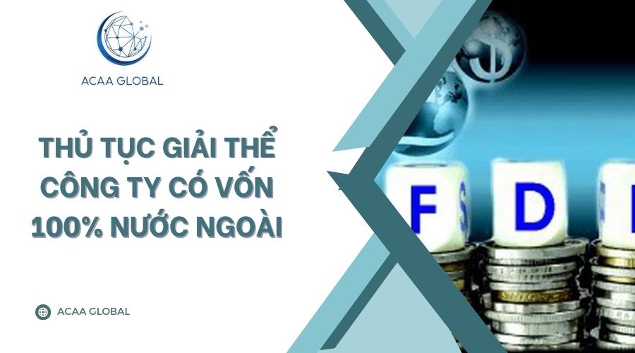 Thủ tục giải thể c&ocirc;ng ty c&oacute; vốn 100% nước ngo&agrave;i