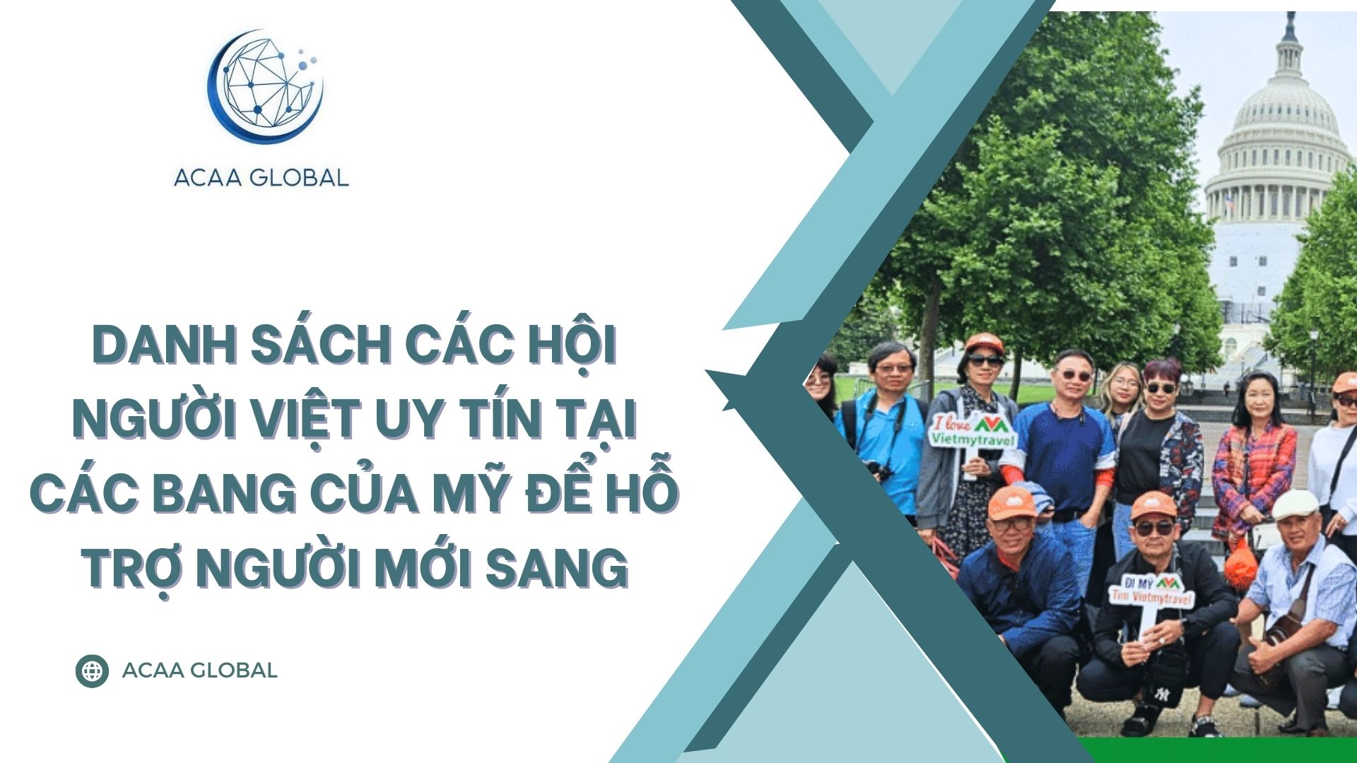 Danh sách các hội người Việt uy tín tại các bang của Mỹ để hỗ trợ người mới sang