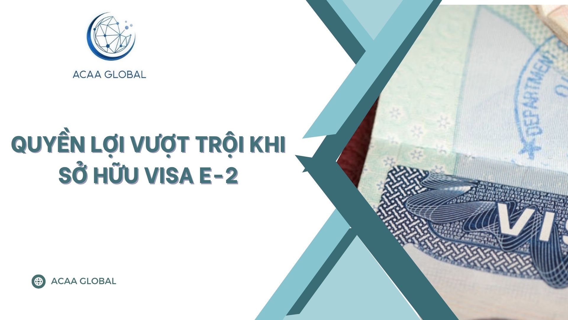 Quyền lợi vượt trội khi sở hữu Visa E-2