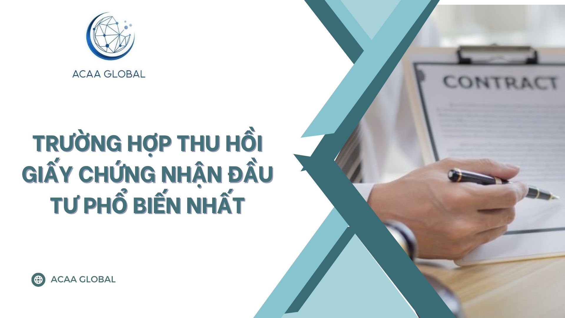Trường hợp thu hồi giấy chứng nhận đầu tư phổ biến nhất