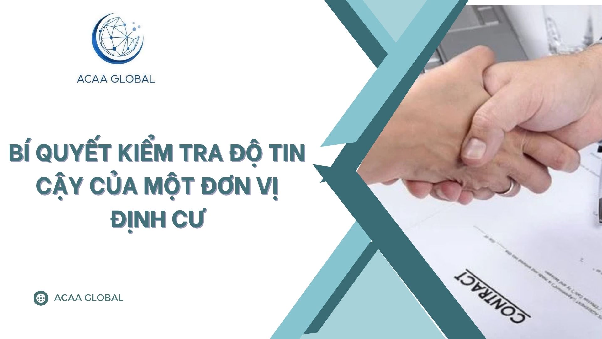 Bí quyết kiểm tra độ tin cậy của một đơn vị định cư