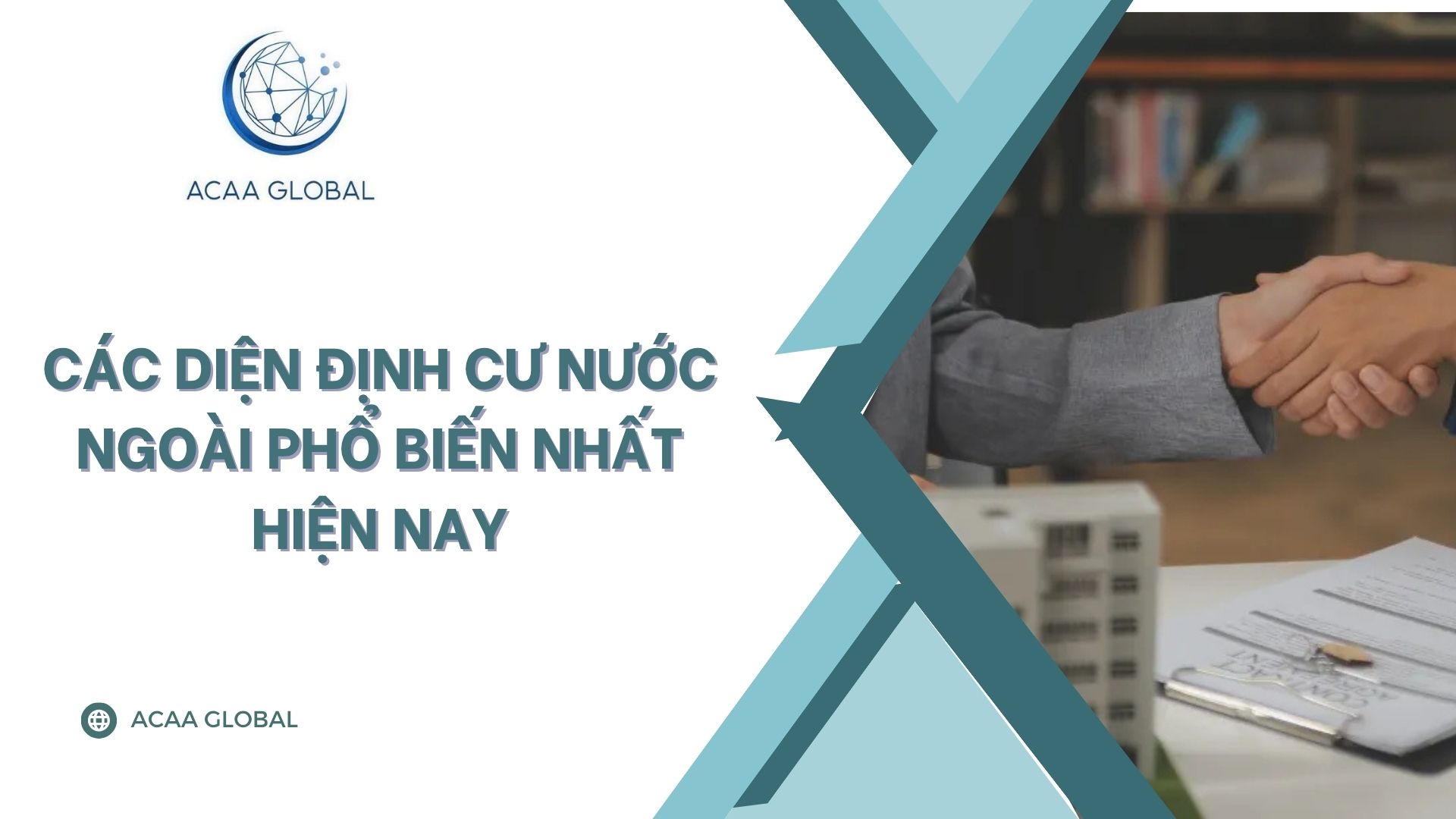 Các diện định cư nước ngoài phổ biến nhất hiện nay