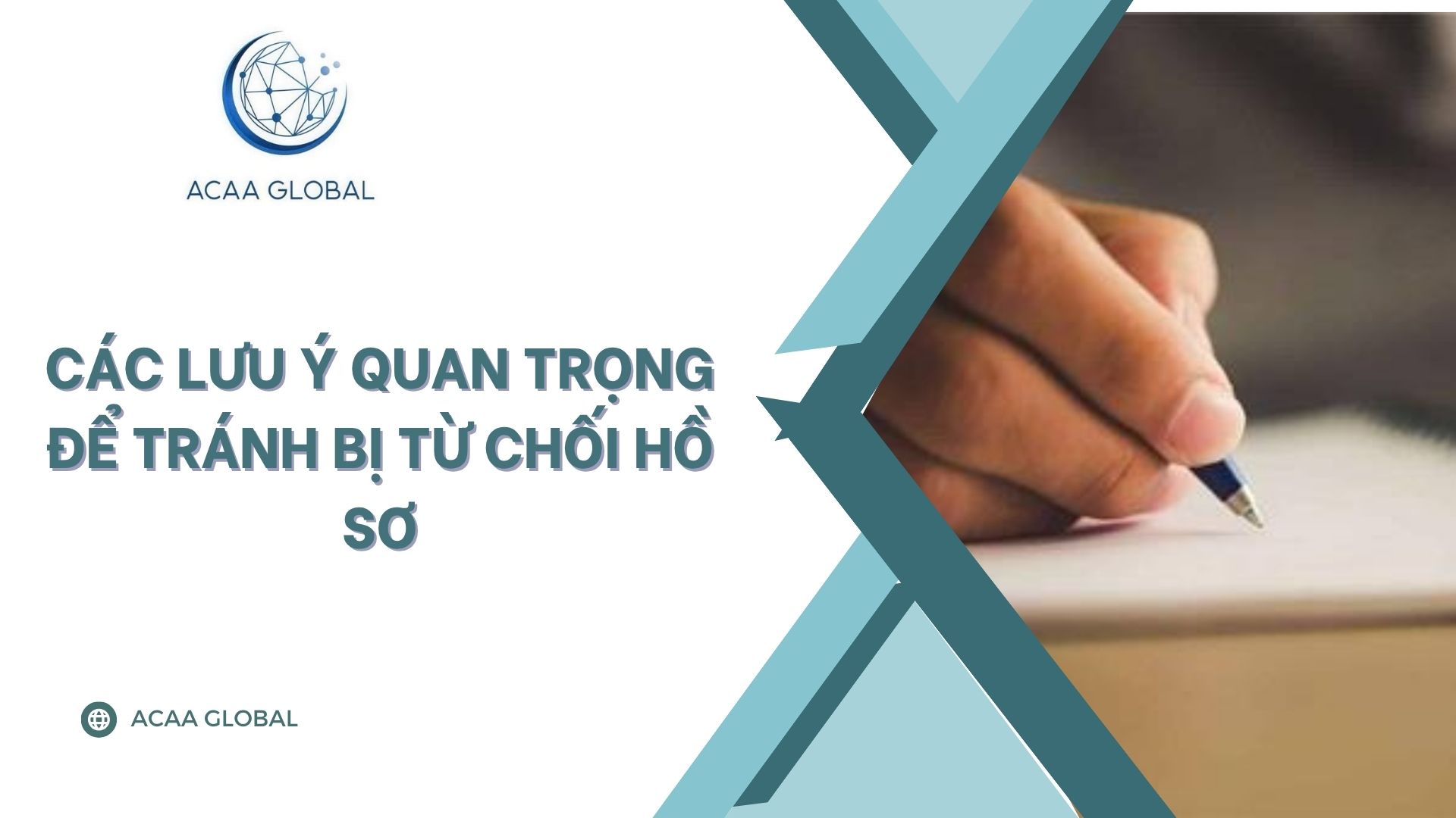Các lưu ý quan trọng để tránh bị từ chối hồ sơ