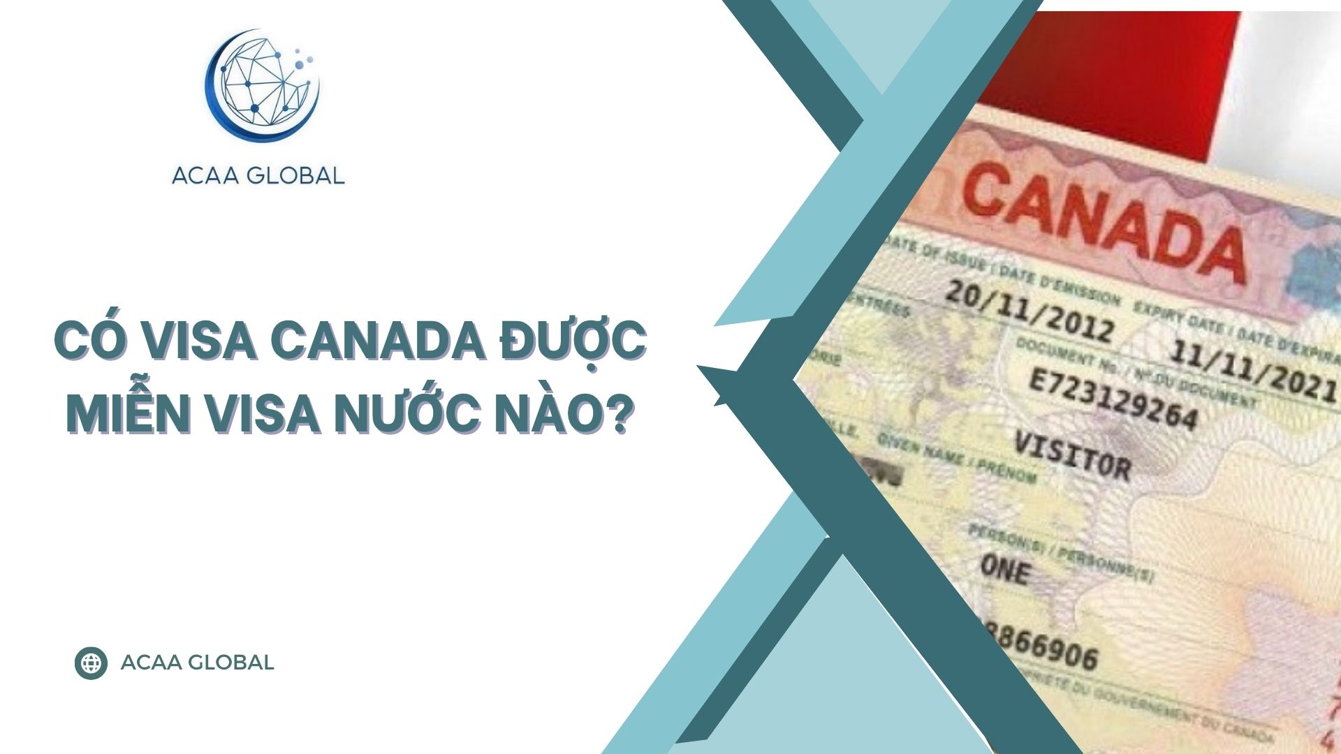 Có visa Canada được miễn visa nước nào?