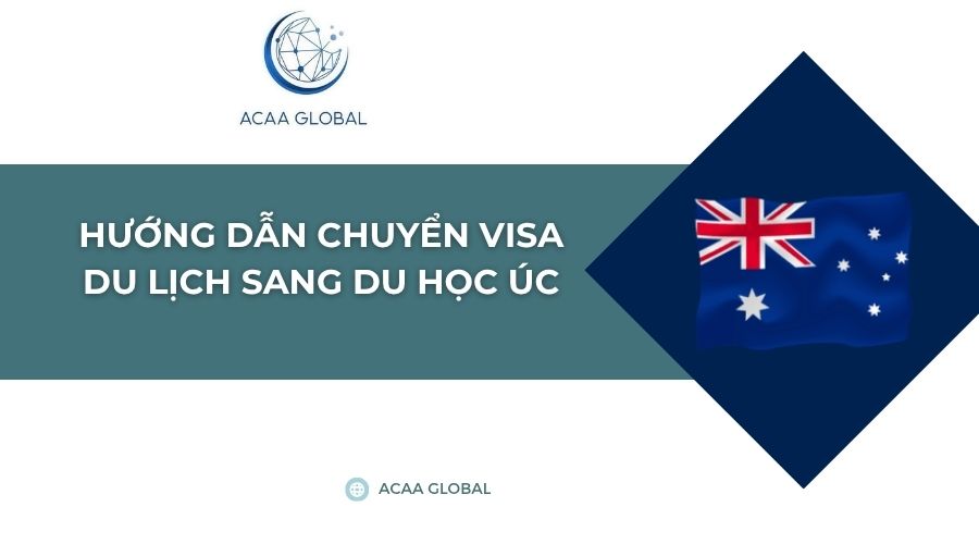 Hướng dẫn chuyển visa du lịch sang du học Úc