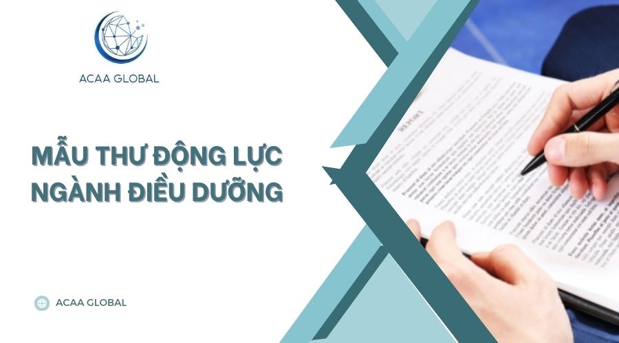 Mẫu thư động lực ngành điều dưỡng​