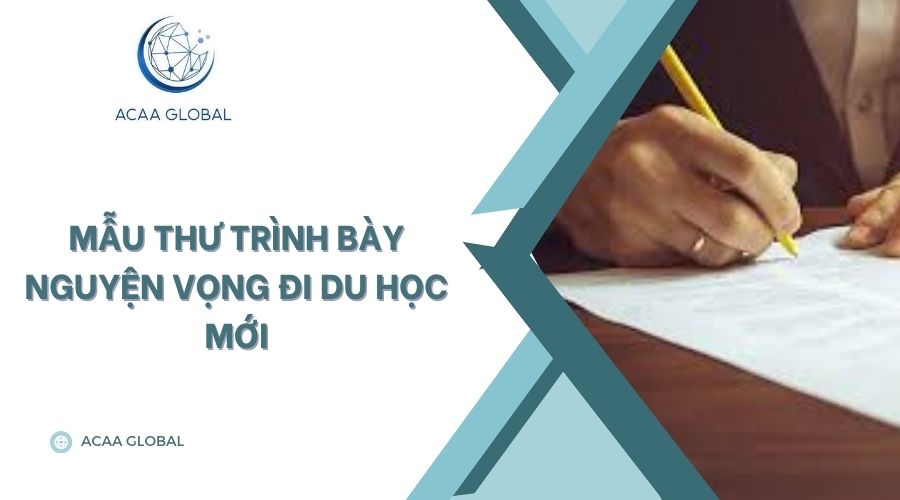 Mẫu thư trình bày nguyện vọng đi du học​ mới