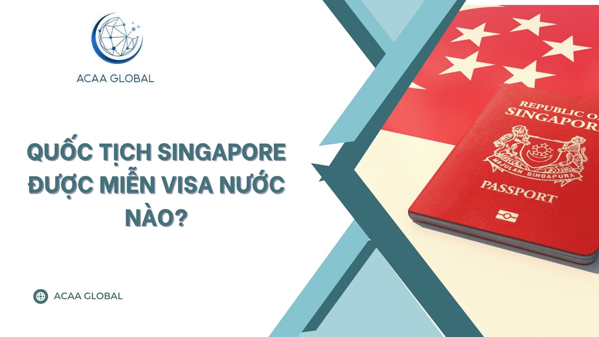 Quốc tịch Singapore được miễn visa nước nào?