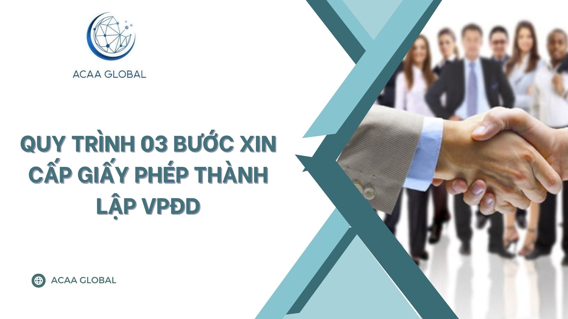 Quy trình 03 bước xin cấp giấy phép thành lập VPĐD