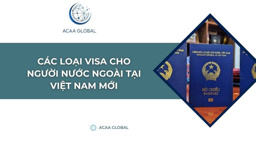 Các loại visa cho người nước ngoài tại Việt Nam mới
