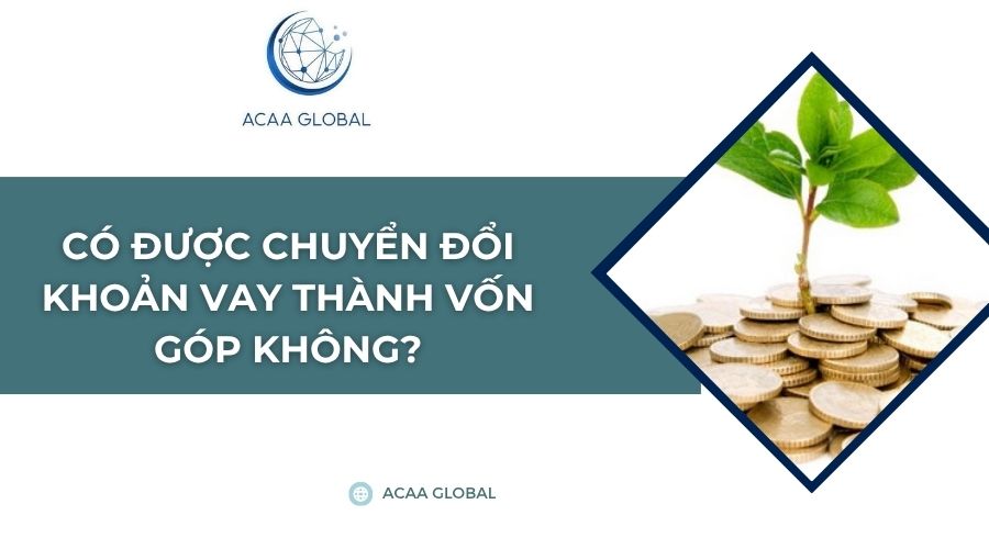 Có được chuyển đổi khoản vay thành vốn góp không?