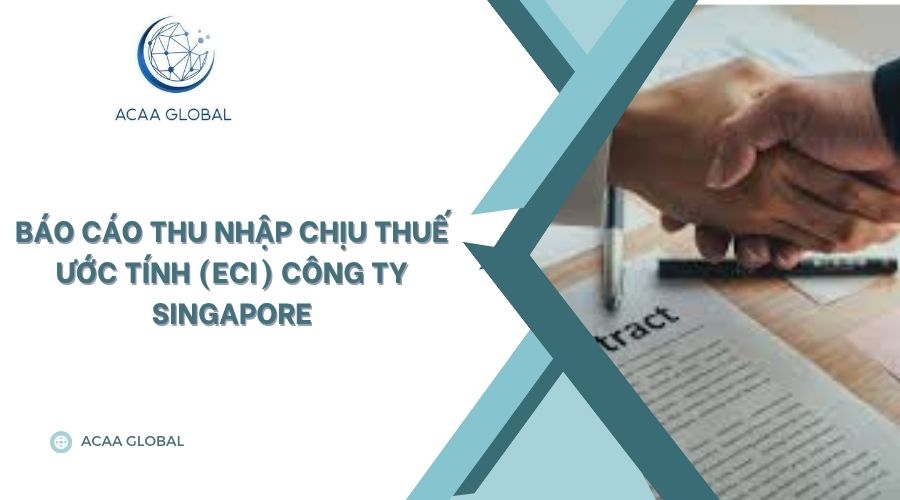 Báo cáo thu nhập chịu thuế ước tính (ECI) công ty Singapore