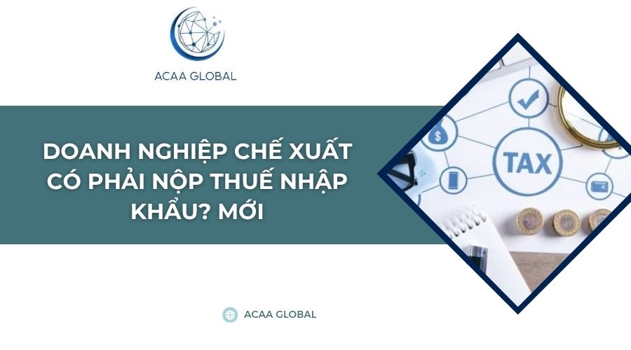 Doanh nghiệp chế xuất có phải nộp thuế nhập khẩu? Mới