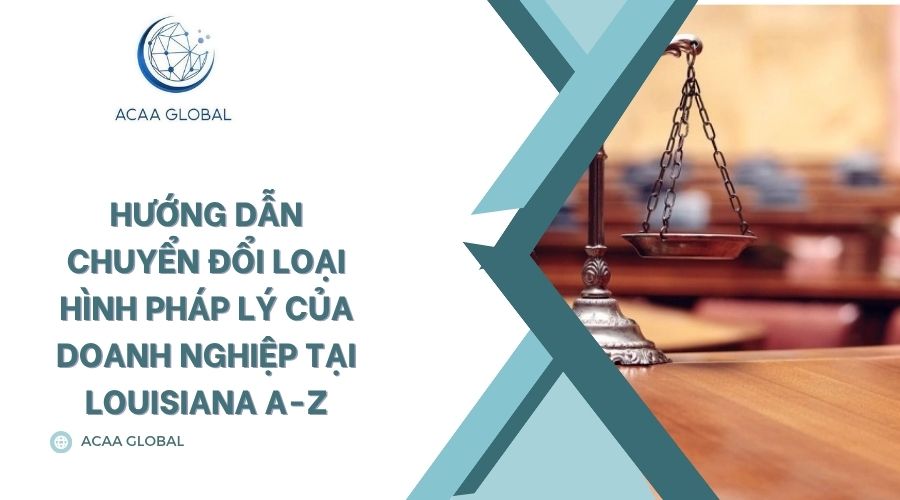Hướng dẫn chuyển đổi loại hình pháp lý của doanh nghiệp tại Louisiana A-Z