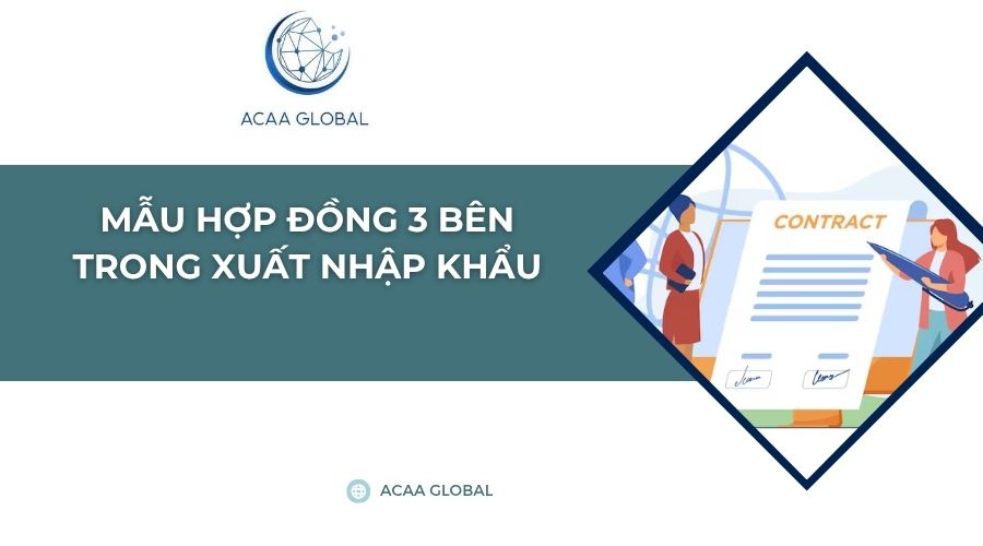 Mẫu hợp đồng 3 bên trong xuất nhập khẩu