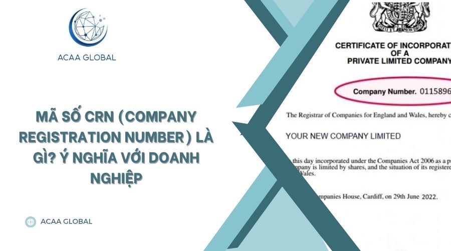 Mã số CRN (Company Registration Number) là gì? Ý nghĩa với doanh nghiệp