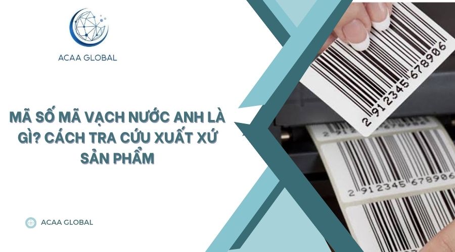 Mã số mã vạch nước Anh là gì? Cách tra cứu xuất xứ sản phẩm