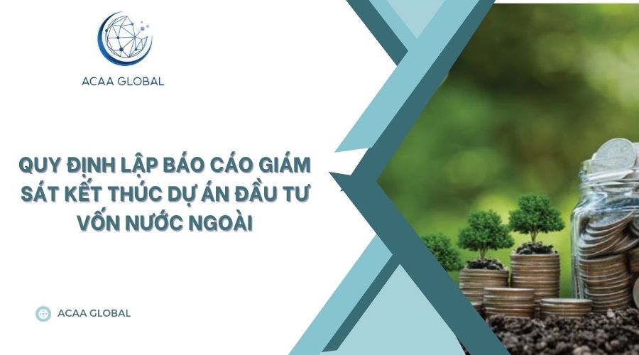 Quy định lập báo cáo giám sát kết thúc dự án đầu tư vốn nước ngoài