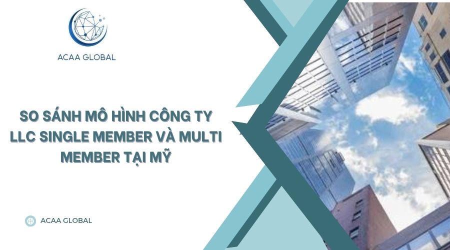 So sánh mô hình công ty LLC Single Member và Multi Member tại Mỹ