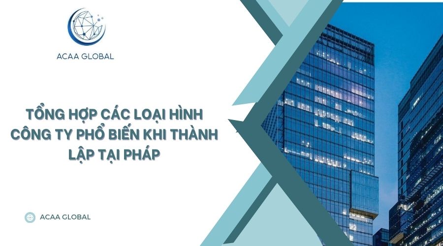 Tổng hợp các loại hình công ty phổ biến khi thành lập tại Pháp