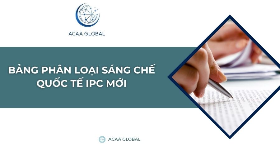 Bảng phân loại sáng chế quốc tế IPC mới