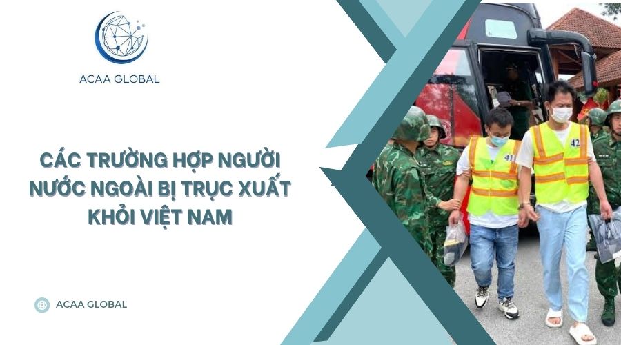 Các trường hợp người nước ngoài bị trục xuất khỏi Việt Nam