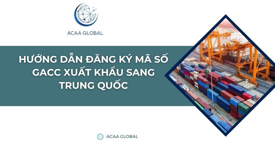 Hướng dẫn đăng ký mã số GACC xuất khẩu sang Trung Quốc